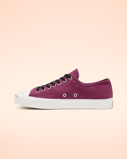 Converse Twill Reflective Jack Purcell Női Rövidszárú Fekete/Fehér/Rózsaszín | GDQRVUL-HU